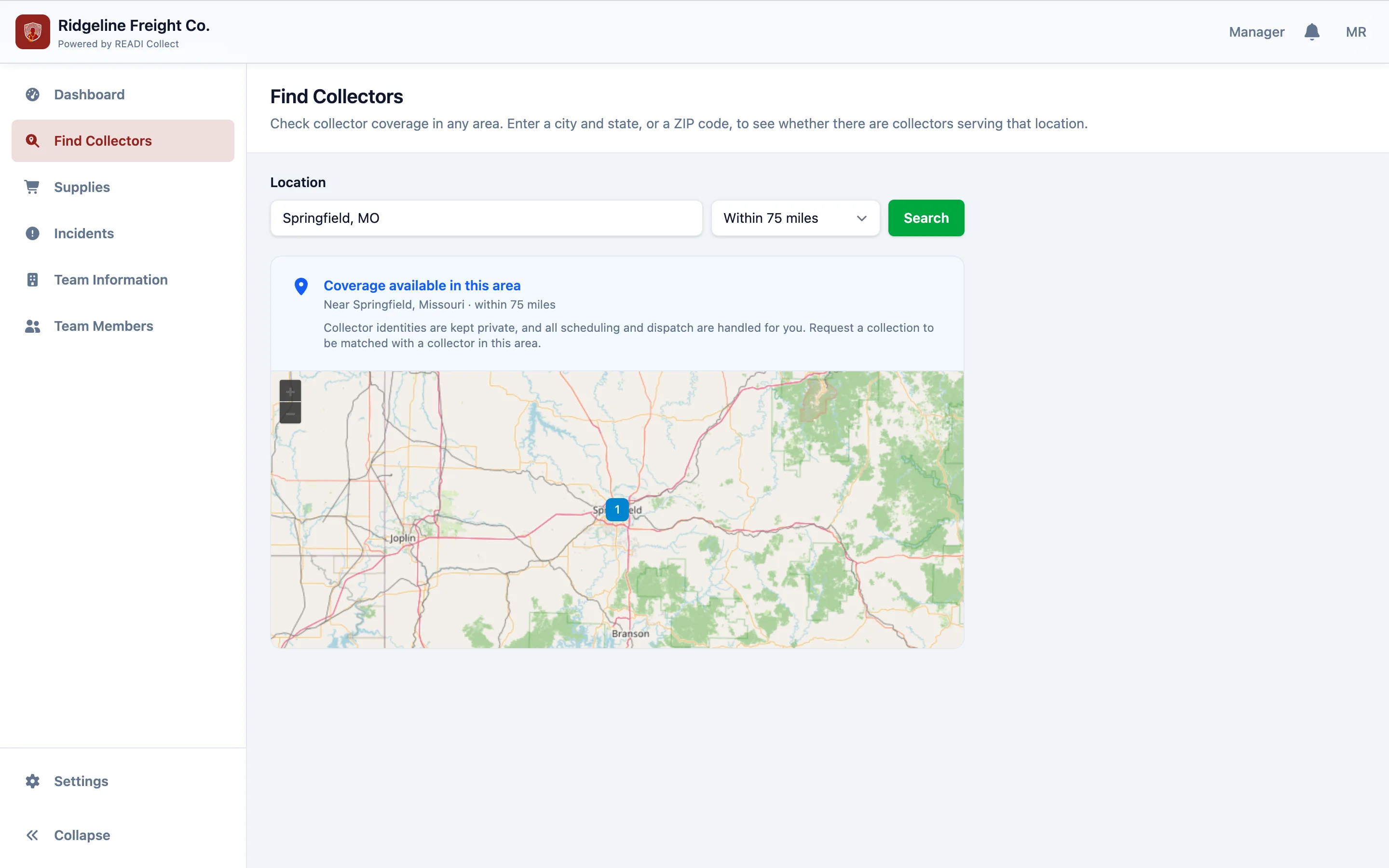 Click Find Collectors
