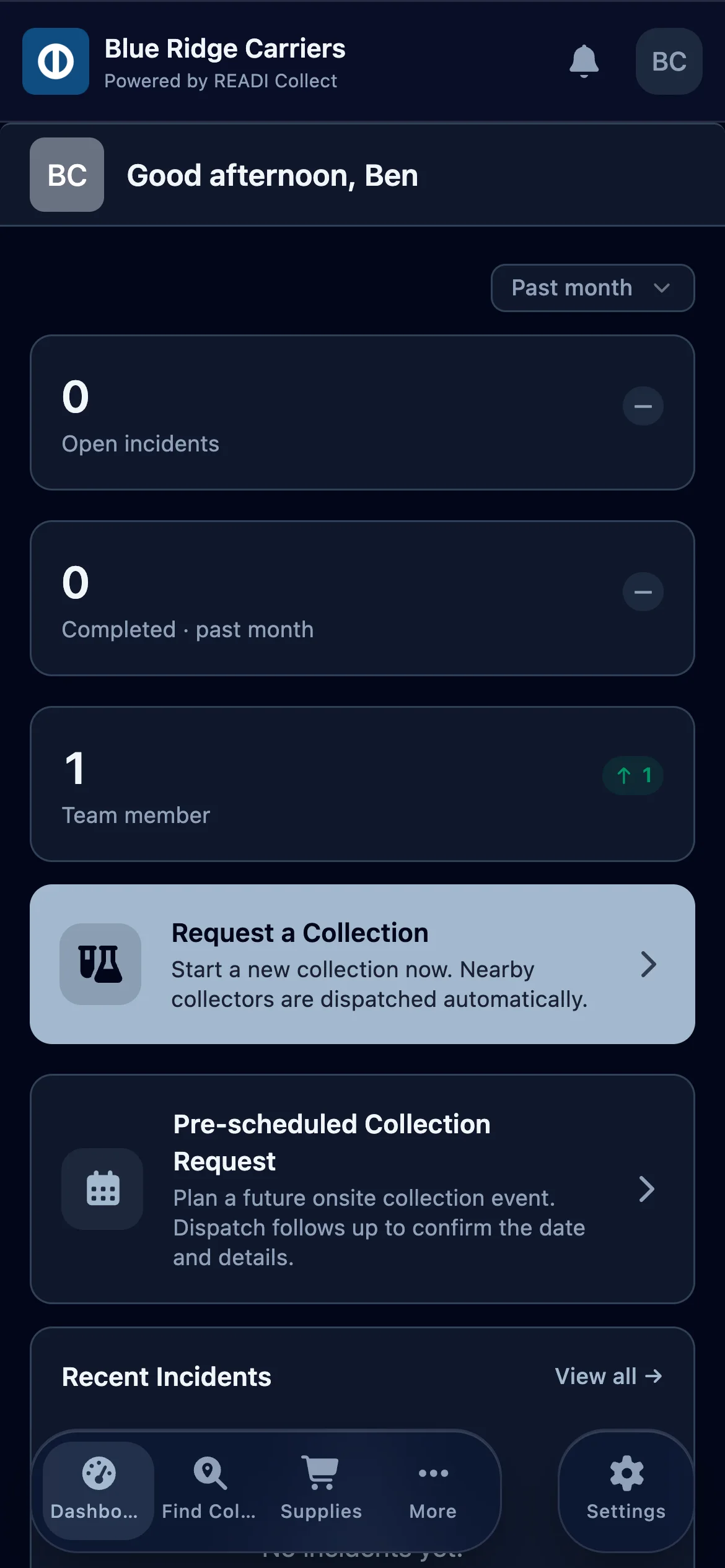 Sign in as one of your customers