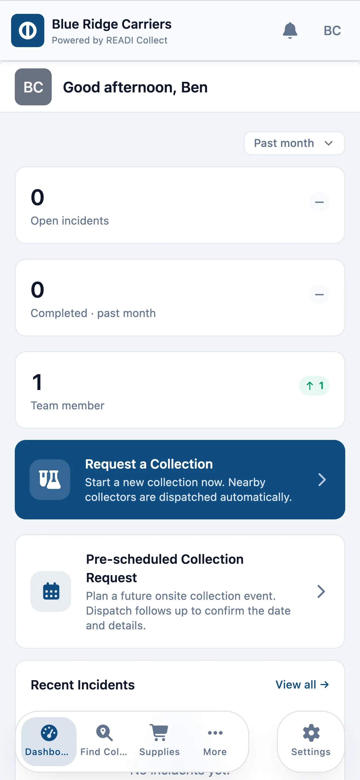 Sign in as one of your customers
